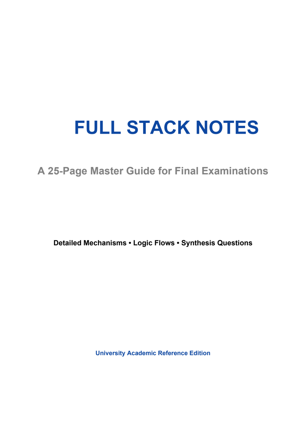 Page 1 of FullStack Short Notes