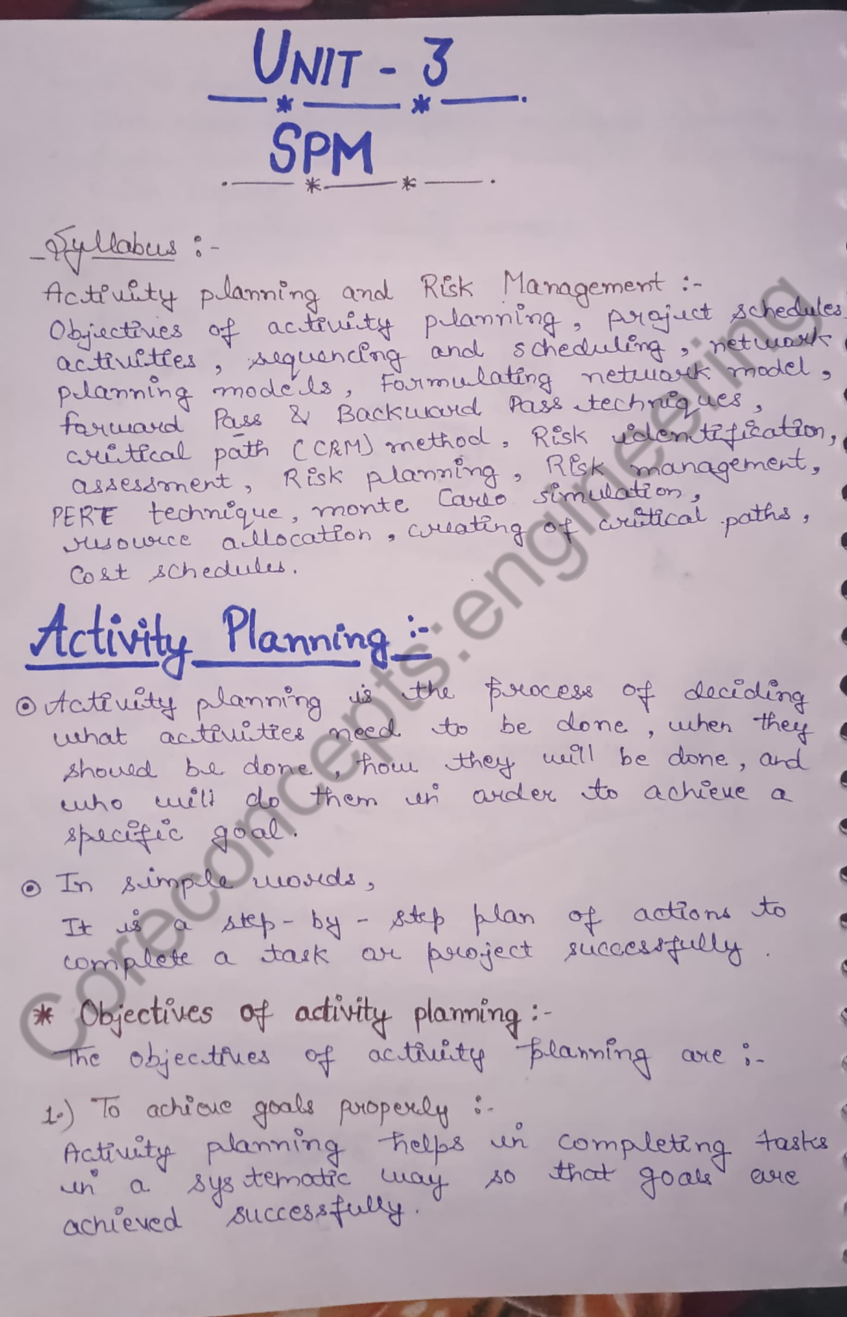 Page 1 of SPM Unit 3 | AKTU