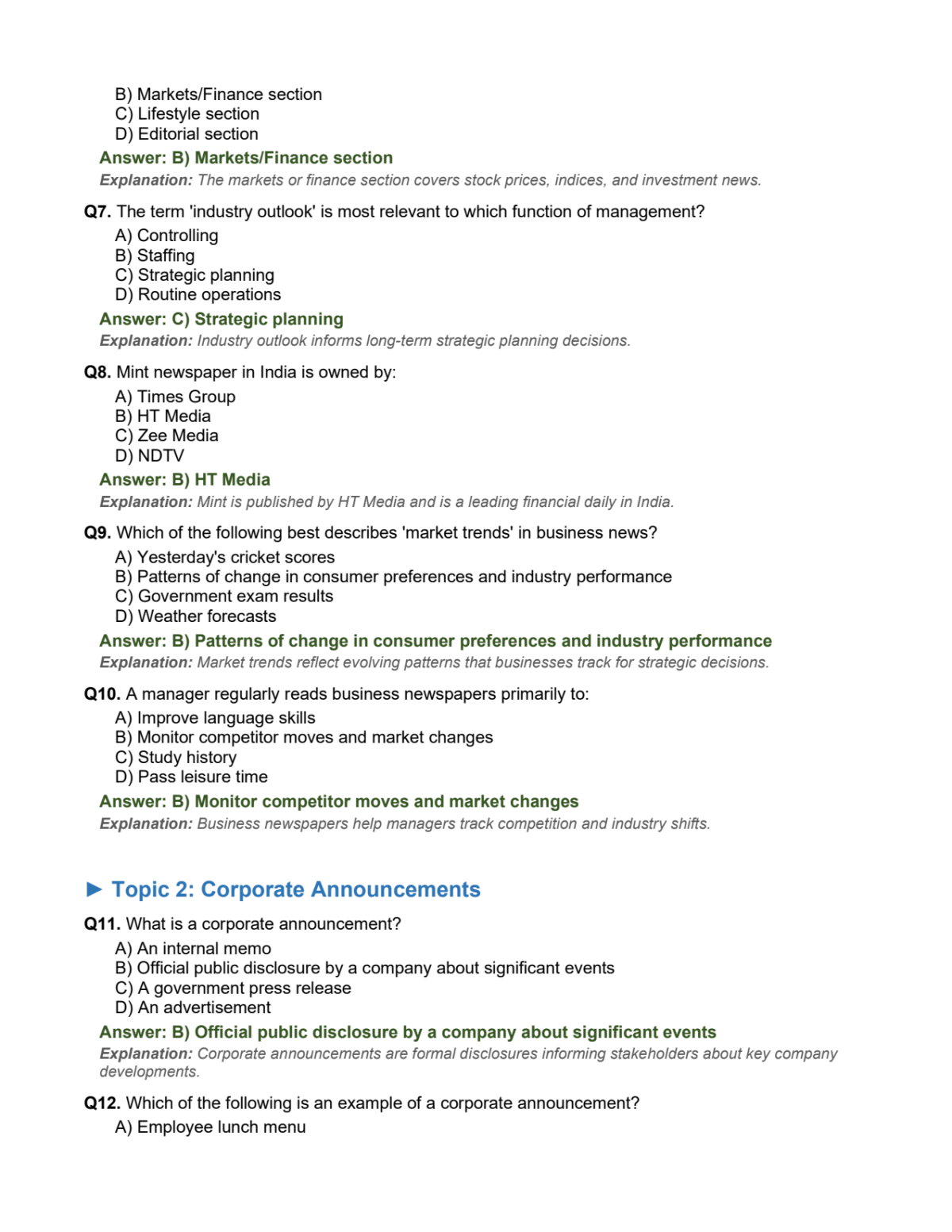 Page 2 of Industrial affairs and market dynamics