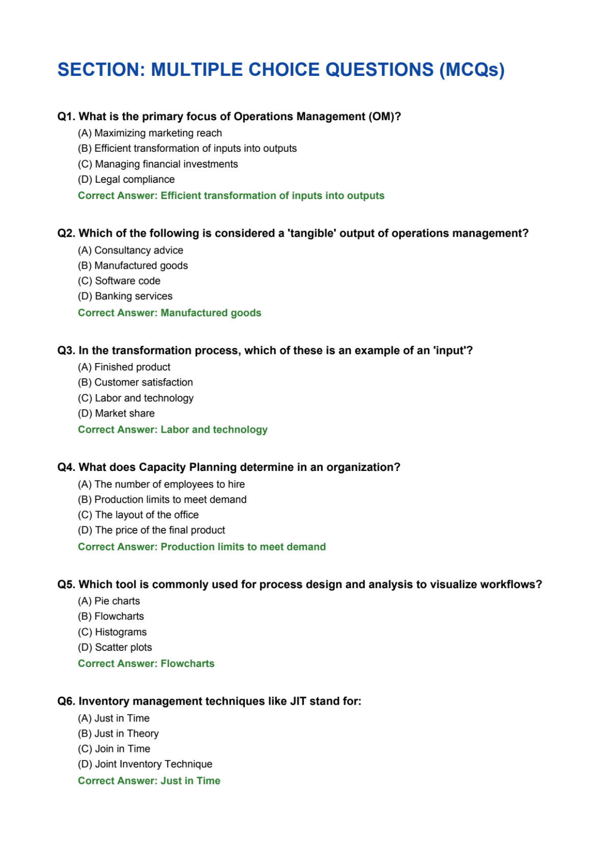 Page 2 of Logistic & Supply Chain CU
