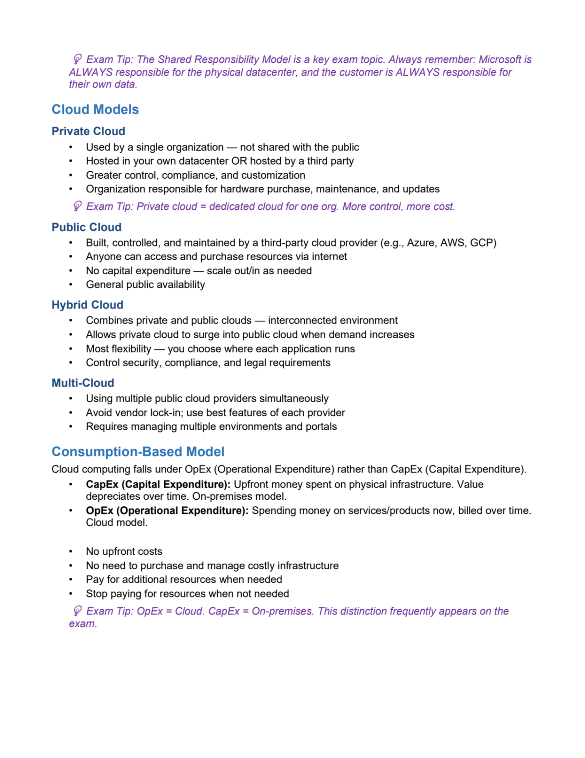 Page 2 of Short Note Cloud Infrastructure