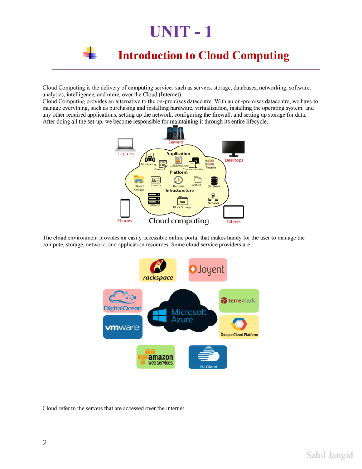 Page 2 of Cloud Computing CU