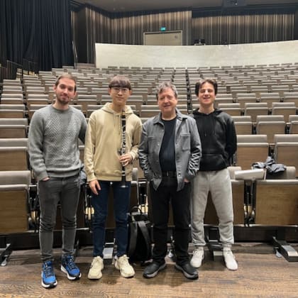 Clases magistrales en el Real Conservatorio de La Haya, Holanda
