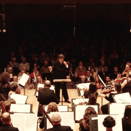 Dirigiendo la Manchester Camerata, Palau de la Música, València