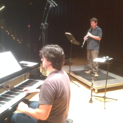 Grabando con Juan Carlos Garvayo