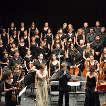 Concierto de clausura Festival Residències de música de cambra de Godella, Moonwinds Simfònic, coro participativo y solistas