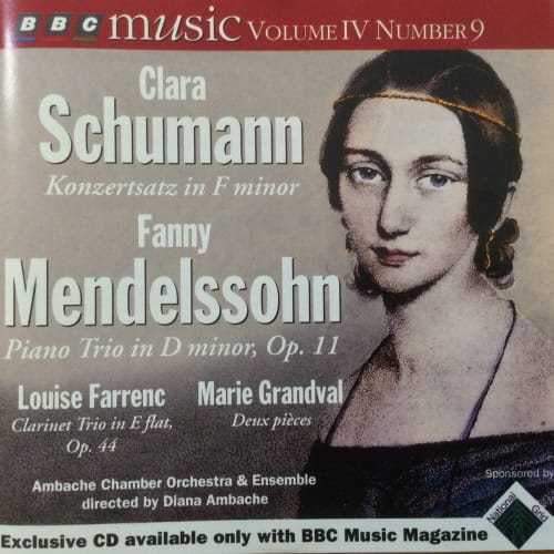 Portada de Clara Schumann, Fanny Mendelssohn