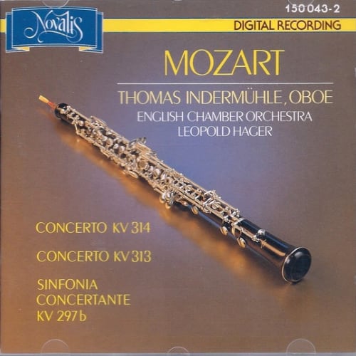 Portada de Mozart. Sinfonía concertante
