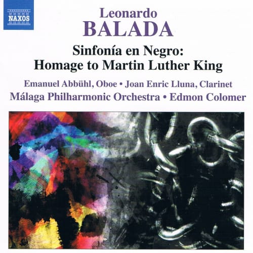 Portada de Leonardo Balada. Sinfonía en negro