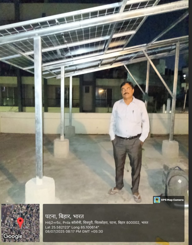 Solar installation in Shivpuri, Chitkohra, Patna