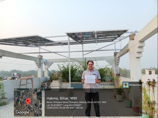 Solar installation in Saran Chhapra, Hakma