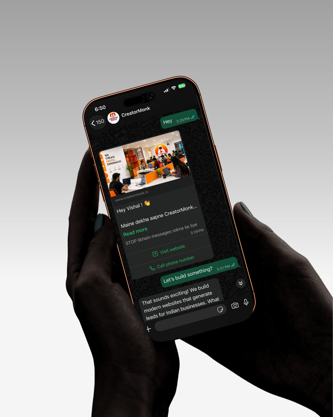 WhatsApp drip, done right