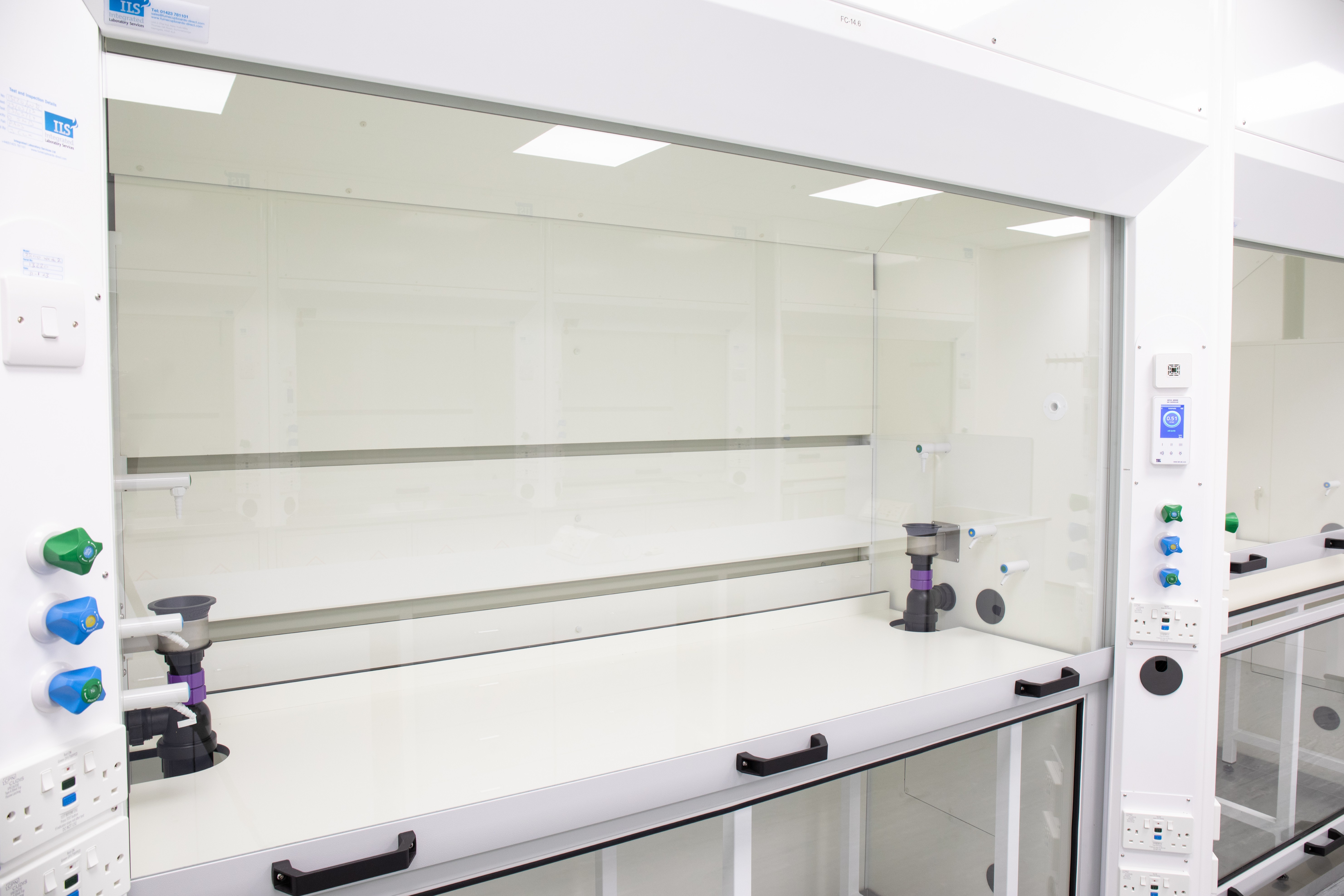 Bespoke Walk in fume cupboards