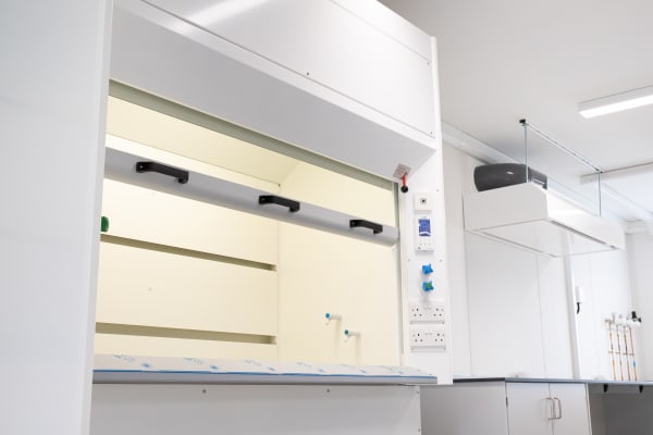 K8 Fume Cupboard Installation