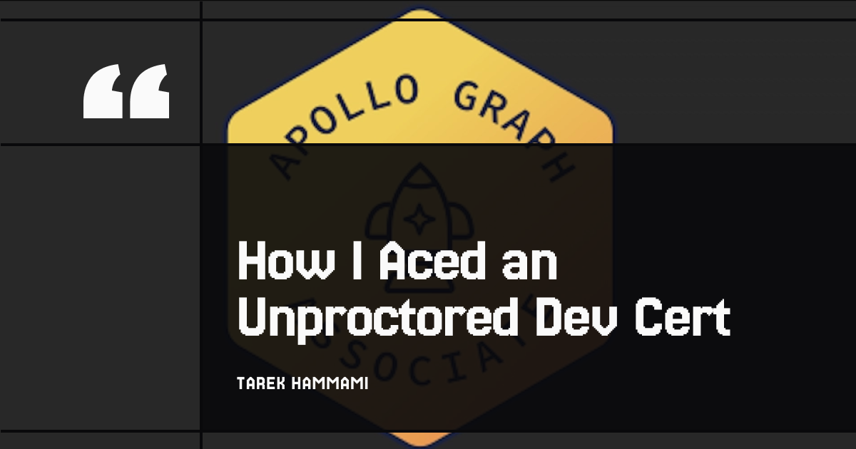 How I Aced an Unproctored Dev Cert Using a Chrome Extension