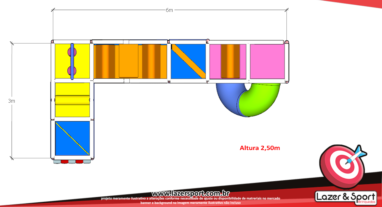 Playground Indoor Multifuncional