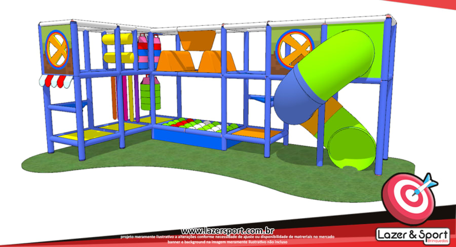 Playground Indoor Multifuncional