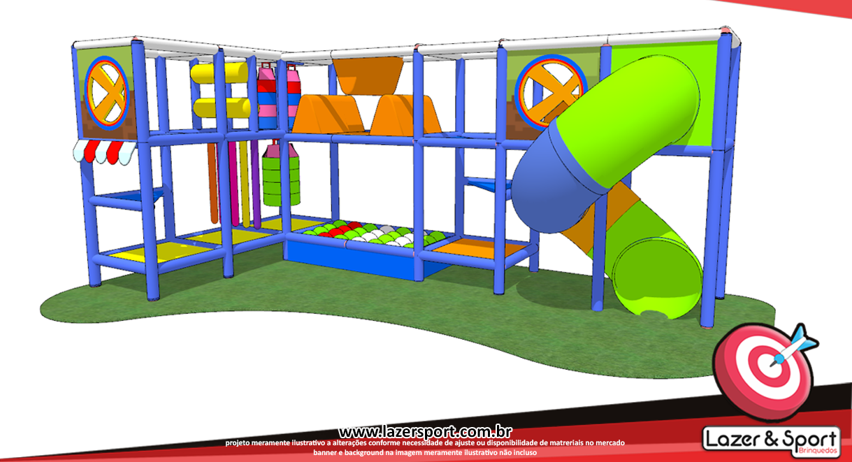 Playground Indoor Multifuncional