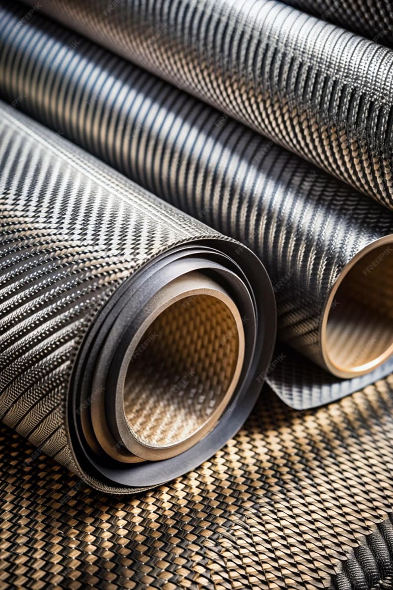 Carbon fibre woven fabric