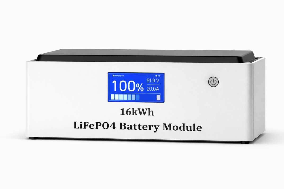 Rich PV Stackable 16kWh LiFePO4 Battery