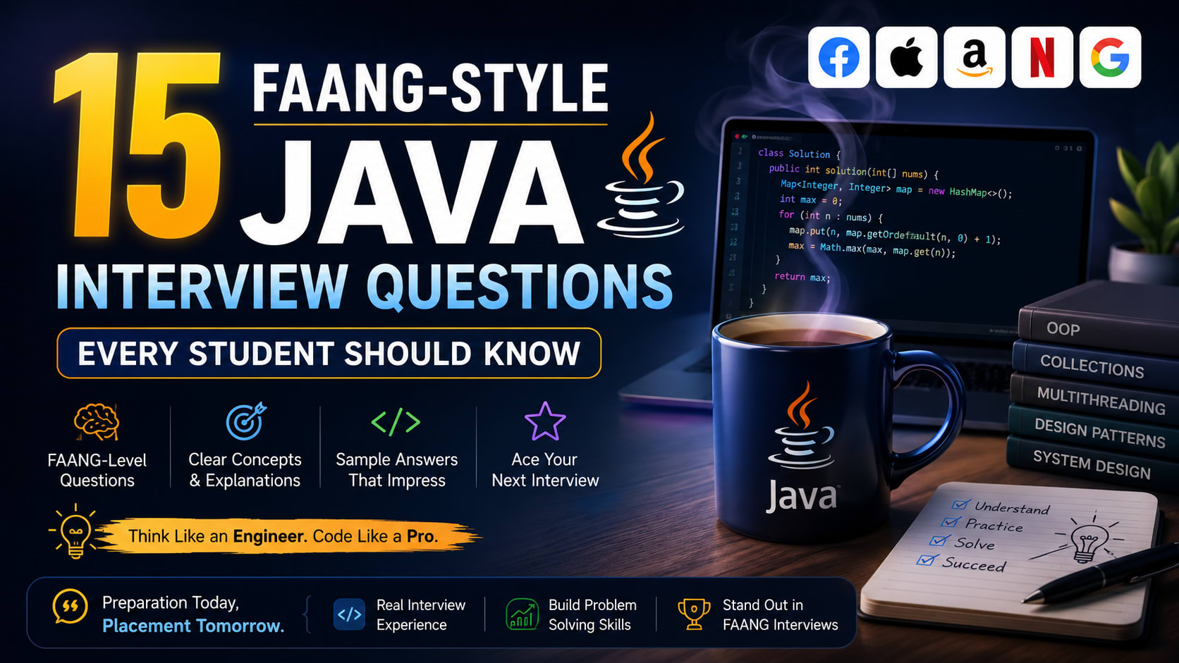 15 FAANG-Style Java Interview Questions Every Student Should Know