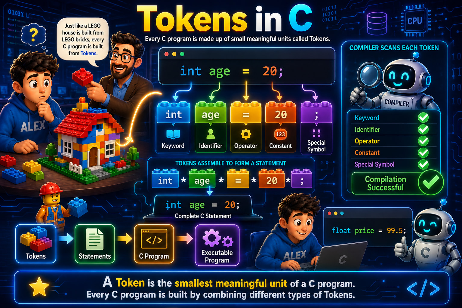 Tokens in C Programming