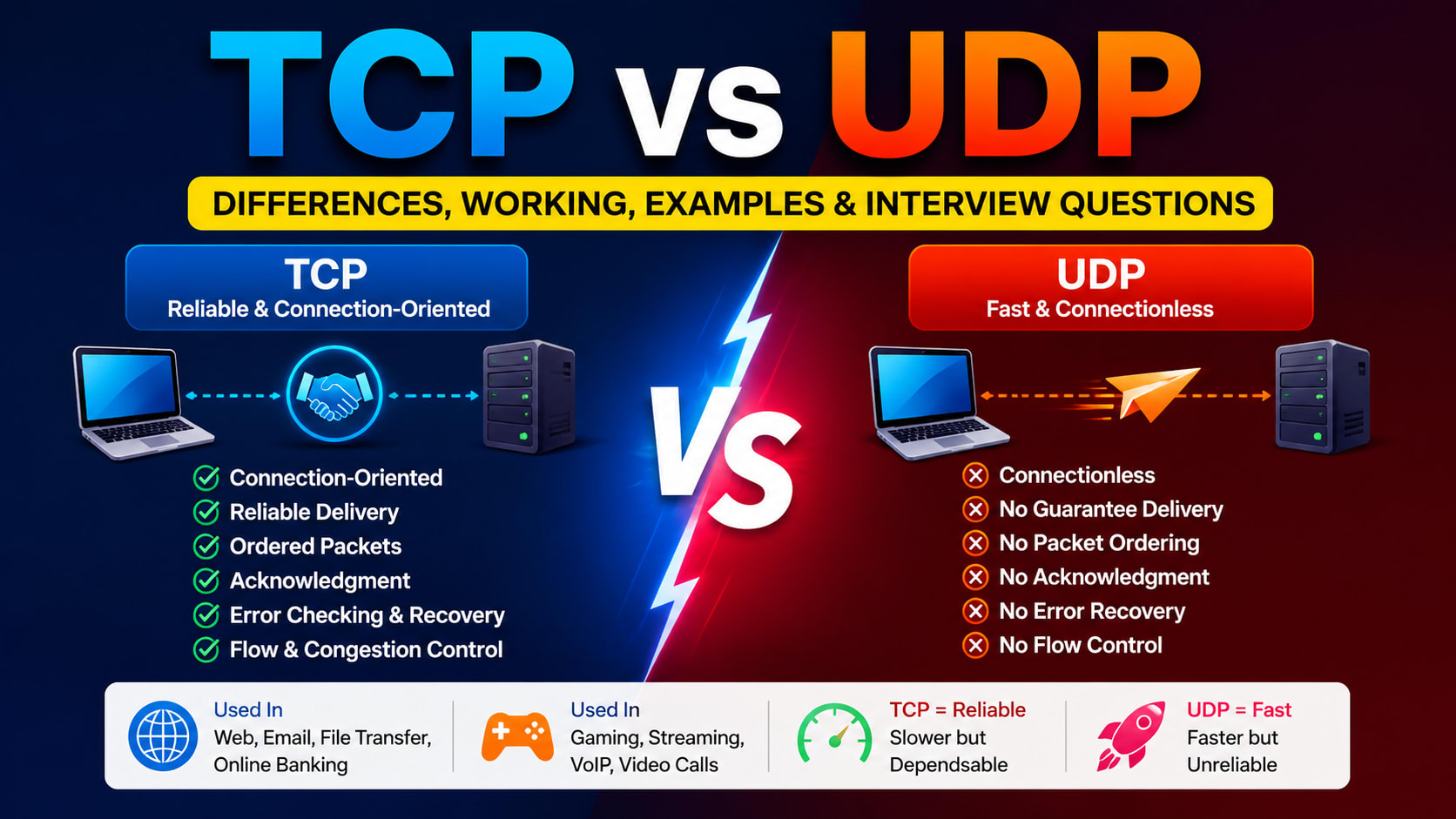 TCP vs UDP