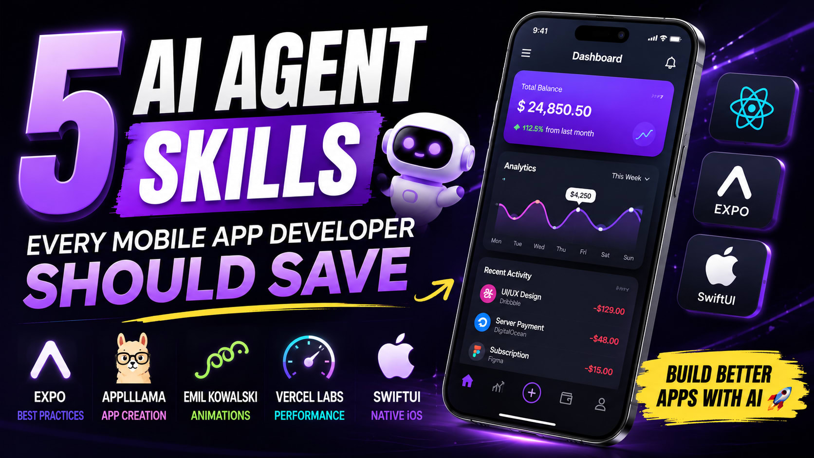 5 AI Agent Skills Every Mobile App Developer Needs