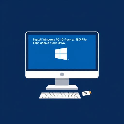 Установка Windows 10 с ISO-файла на флешку: пошаговое руководство