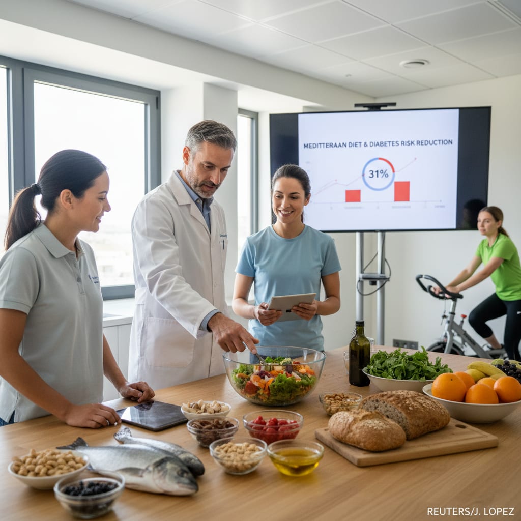 Smarter Mediterranean Diet Cuts Type 2 Diabetes Risk by 31% in Study