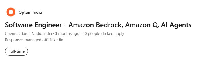 Software Engineer - Amazon Bedrock, Amazon Q, AI Agents