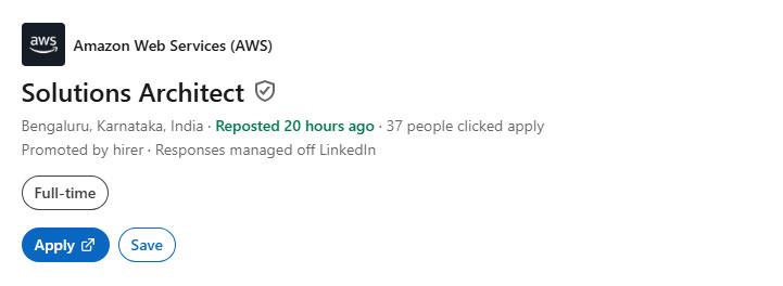 Solutions Architect - AWS AI/ML
