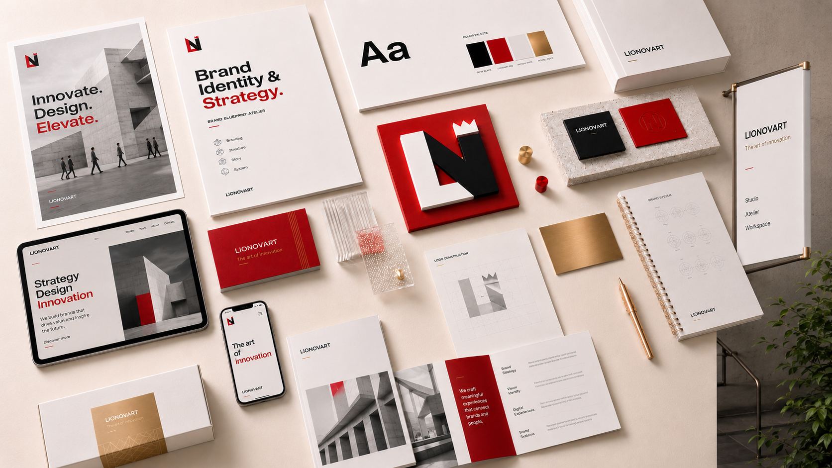 Brand Identity & Strategy service visual