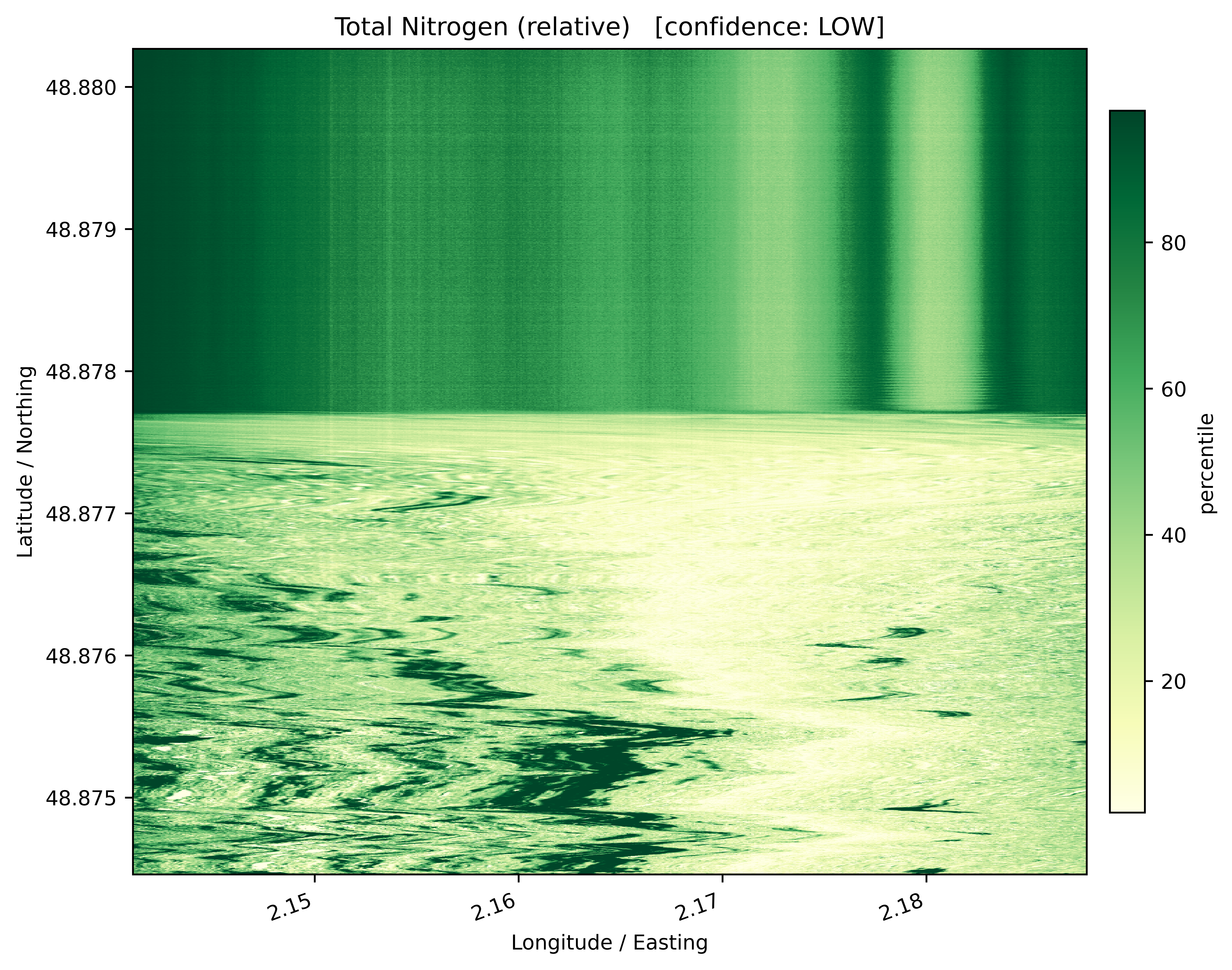 Total Nitrogen Map