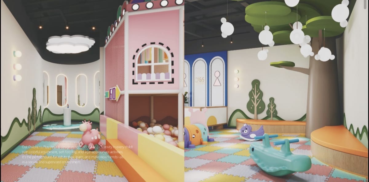 Kids play area