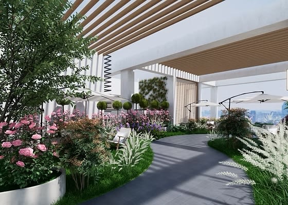 Rooftop garden