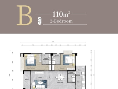 ​2 Bedroom Apartments