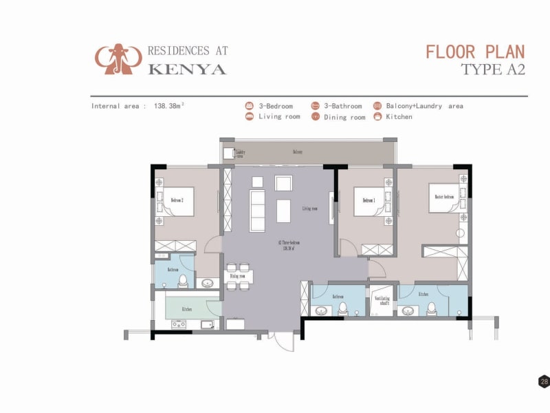 3 Bed Family Residence at Lesonia Residency Kileleshwa