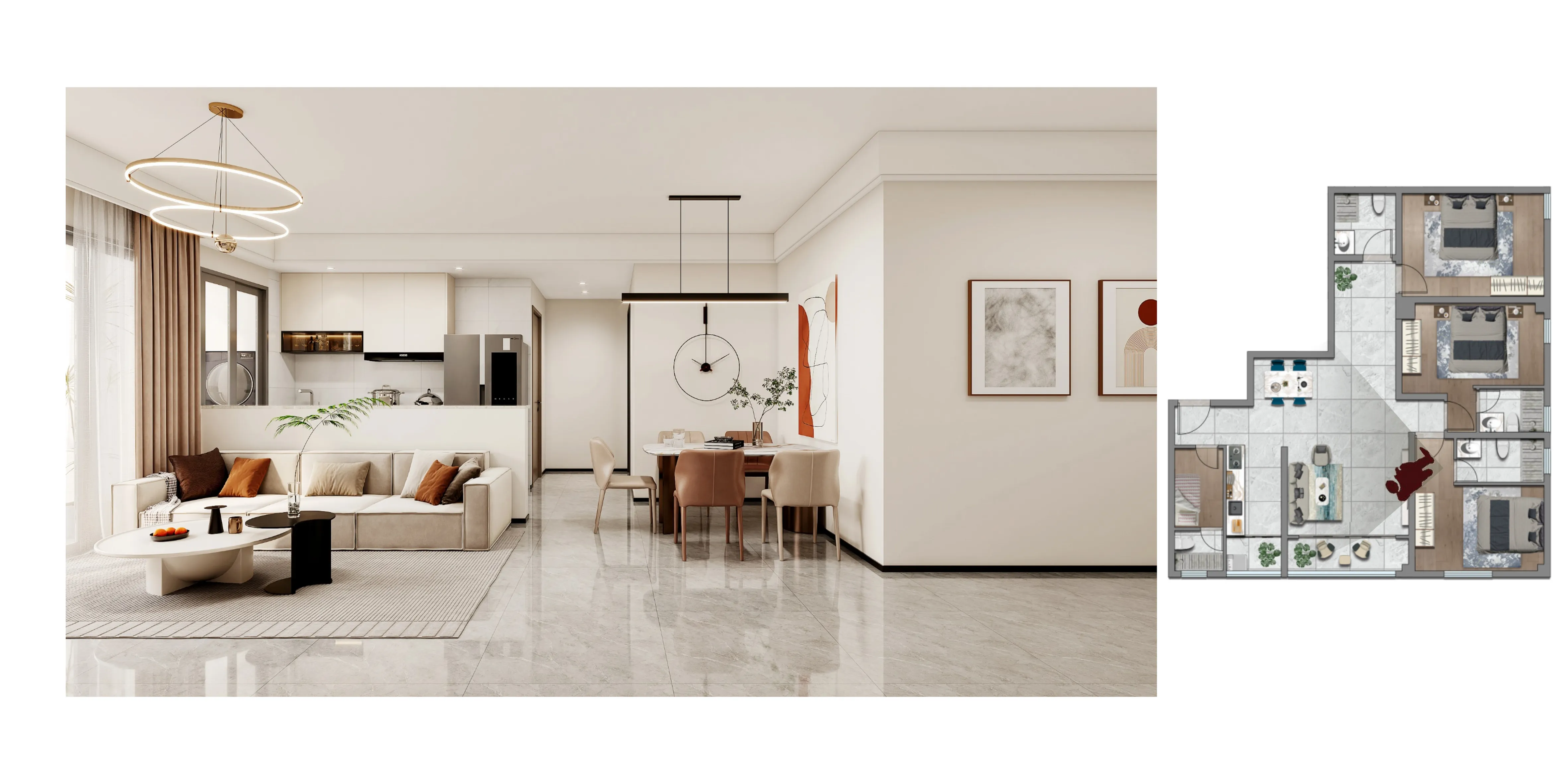 Lounge + dining