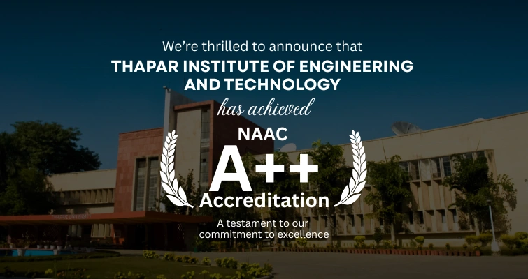 Thapar Institute of Engineering & Technology Sample Certificate