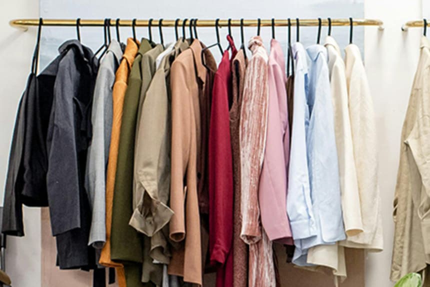 Photo of clothes rail