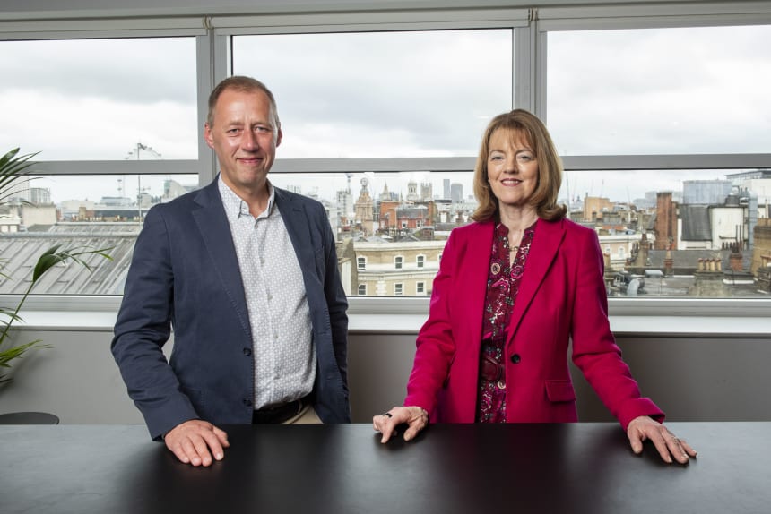 Photo of Martyn Shaw (Vico Homes) and Elizabeth Froude (Sage Homes)