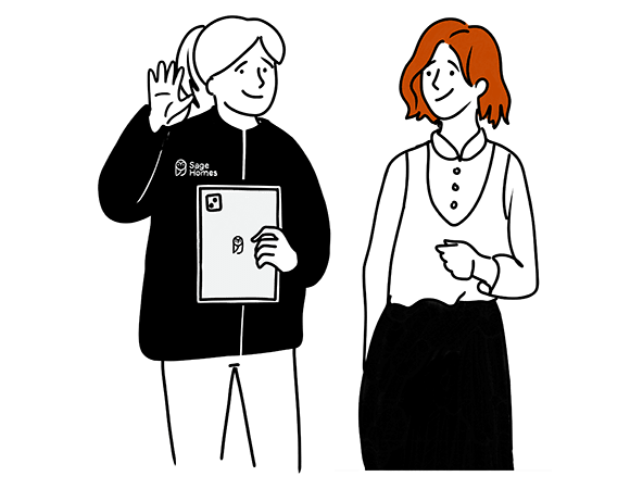 Illustration of sage people