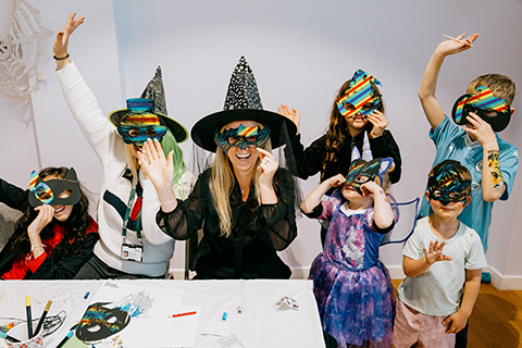 people dressed as witches