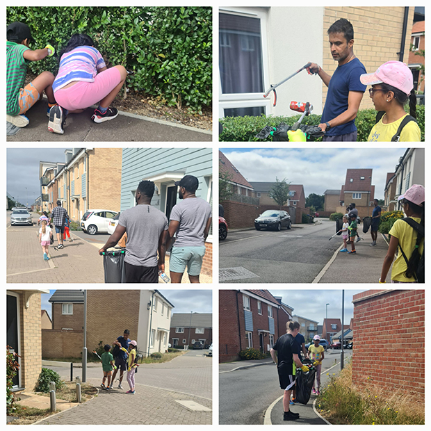 Collage of community photographs