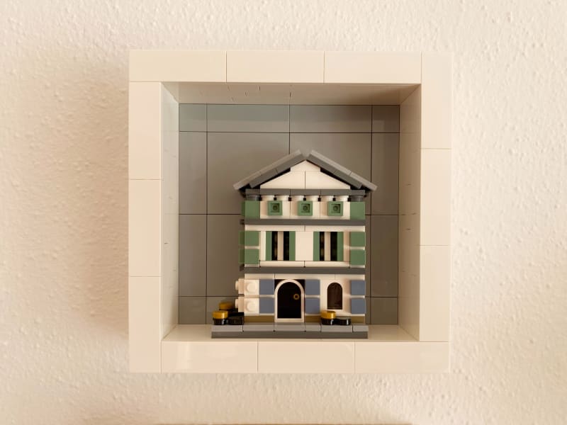 Kunstwerk: Altstadtgebäude Café Krönner Straubing