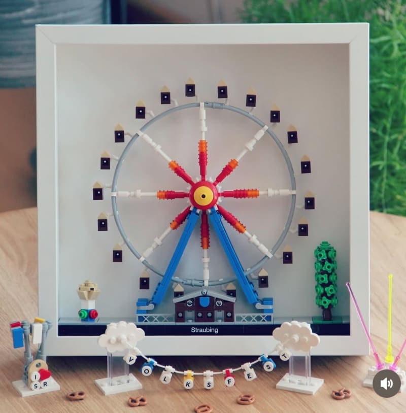 Riesenrad am Straubinger Volksfest