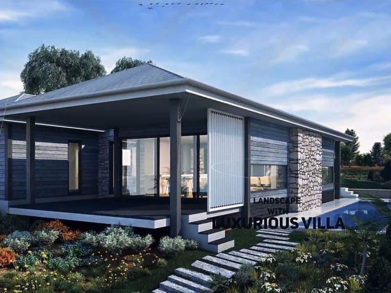 3D Architectural Visualization Services for Villa in New York by Yantram 3D Animation Studio