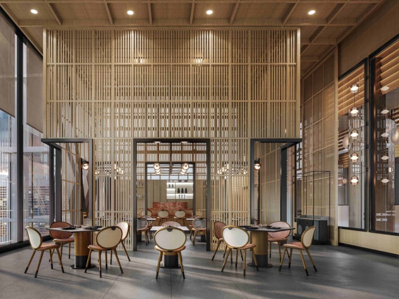Restaraunt of Crown Plaza Royal