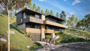 Captivating Hillside Bungalow: Bringing Nature’s Beauty to Life in Houston, Texas – A 3D Architectural Rendering Firm’s Perspective